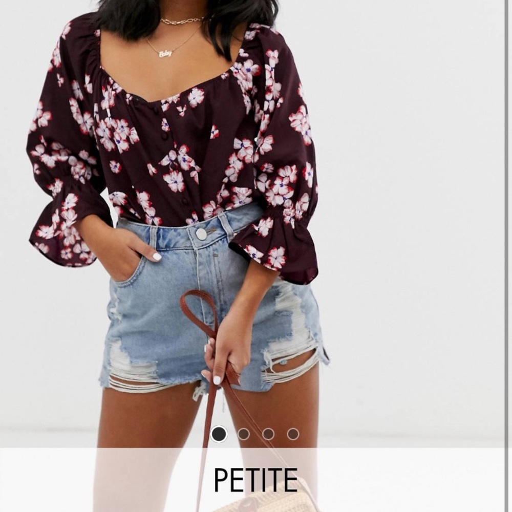 ASOS Petite Floral Blouse